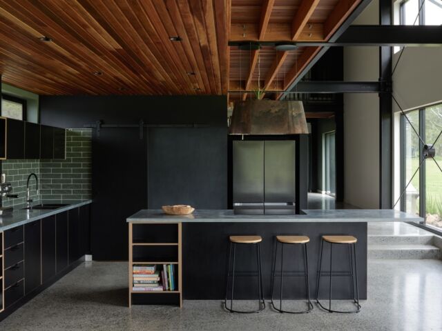 Coulson Creek Shed by @reddogarchitect

The shed that became a home • Brisbane-based Reddog Architects has a completed Coulson Creek Shed, a rural retreat that draws on Australian shed vernacular before adding a notably refined interior.

Words by Timothy Alouani-Roby 
Photography by @christopherfrederickjones

Head to the link in bio to read more on Habitus Living – https://www.habitusliving.com/projects/reddog-architects-coulsen-creek-shed