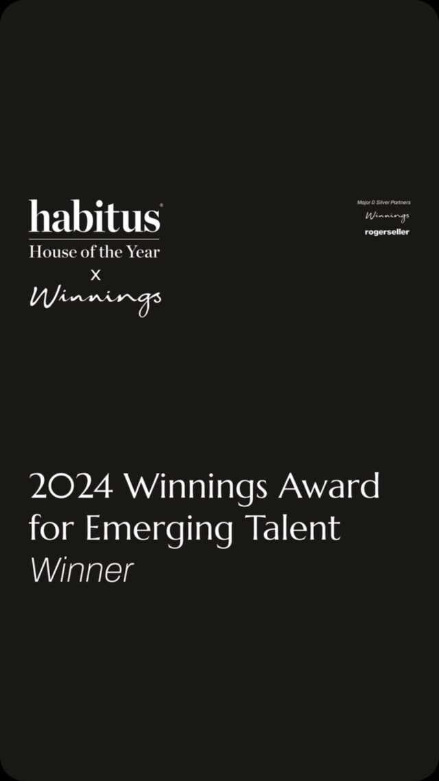 A huge congratulations to @megarchitects for taking home the inaugural Winnings Award for Emerging Talent with the stunning Little More House at the 2024 Winnings x Habitus House of the Year Awards Party on Thursday evening!

This project is a true celebration of innovation, creativity and the future of residential design. We’re thrilled to recognise the exceptional vision and craftsmanship behind it. Thank you to @winningappliances for championing emerging talent in design!

Explore more about this award-winning project and our other winners via the link in our bio.

@rogerseller

#HOTY2024 #Winnings #Emergingtalent #HabitusHouseoftheYear #Habitus #Rogerseller 

habitusliving.com/houseoftheyear